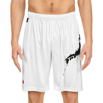 Japanese Pride Basketball Shorts White