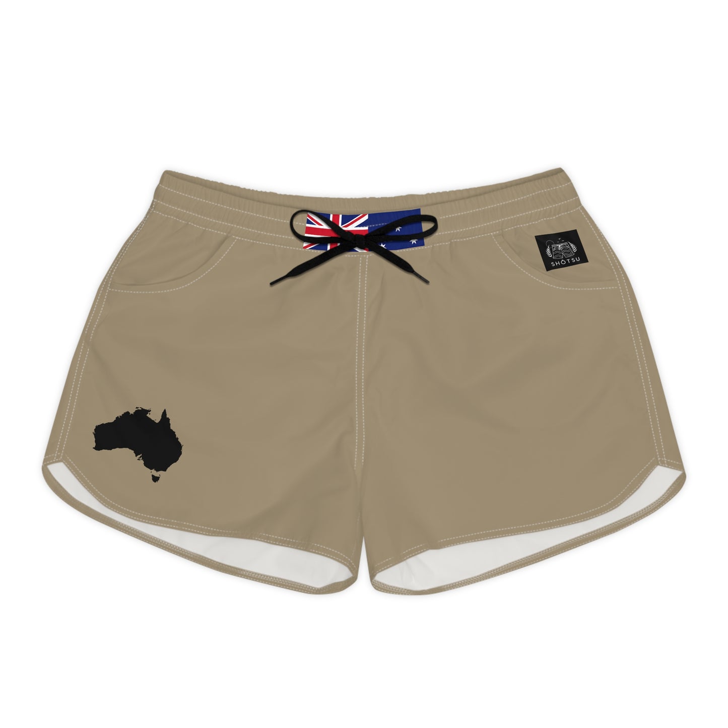Australian Pride Women's Casual Shorts Khaki