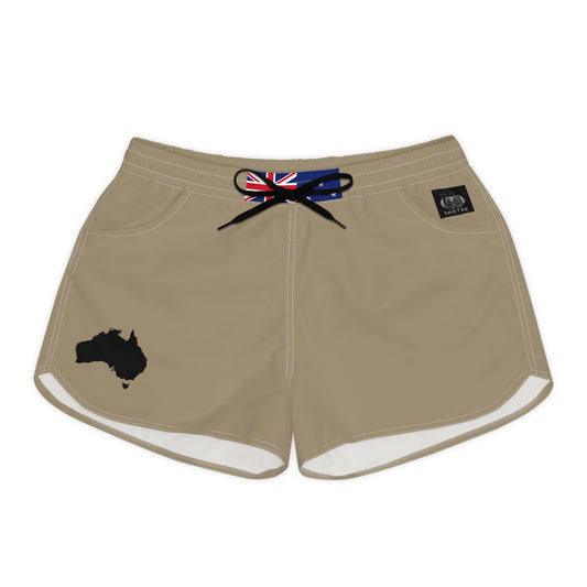 Australian Pride Women's Casual Shorts Khaki