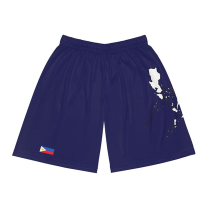 Filipino Pride Basketball Shorts Blue