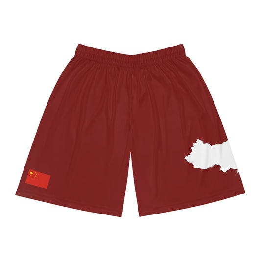 Chinese Pride Basketball Shorts White/Red