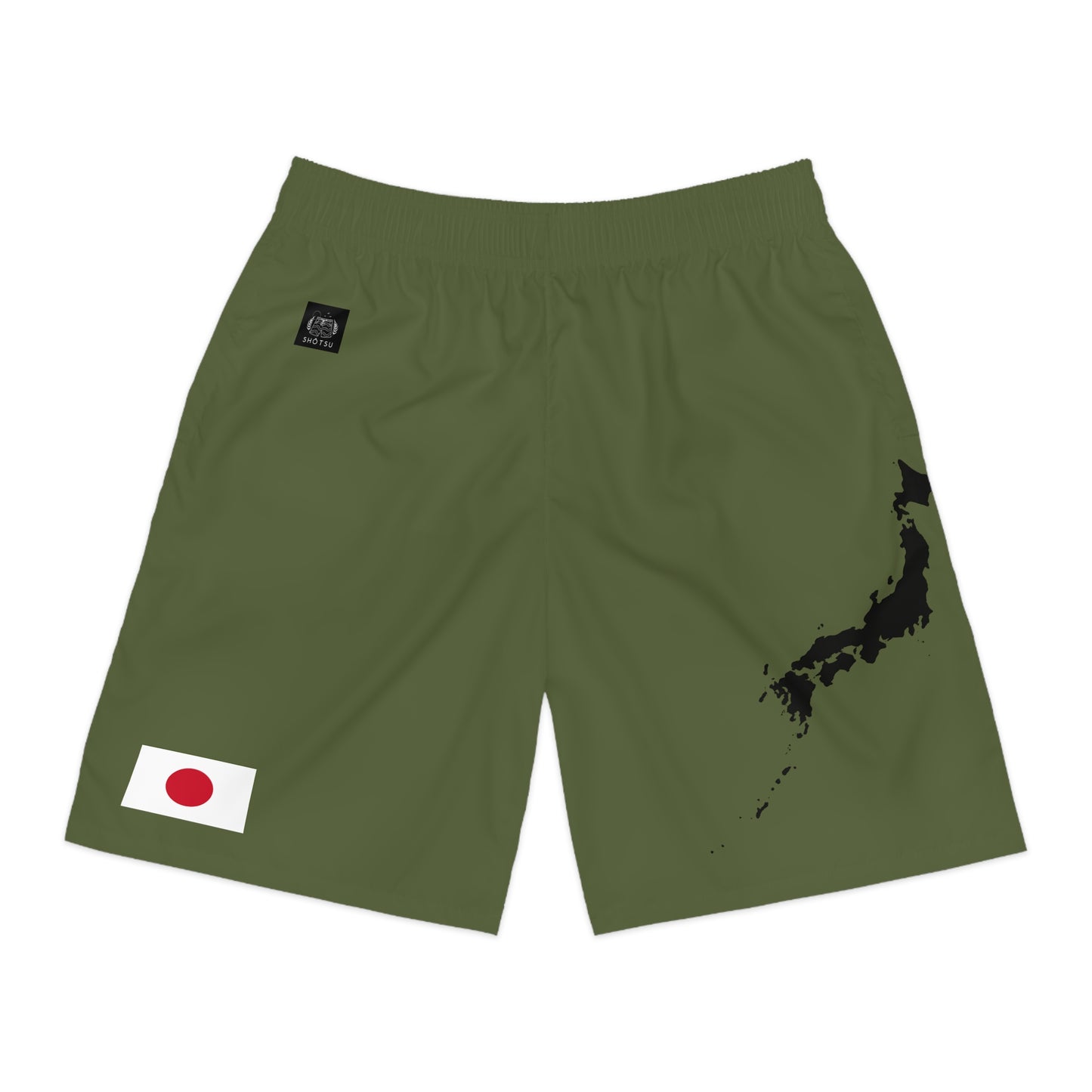 Japanese Pride Jogger Shorts Green