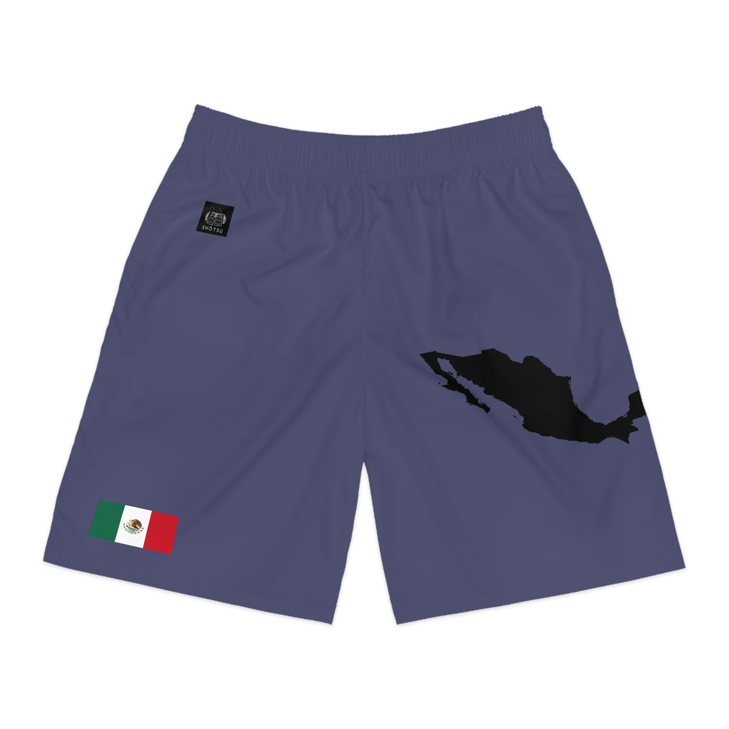 Mexican Pride Jogger Shorts Blue