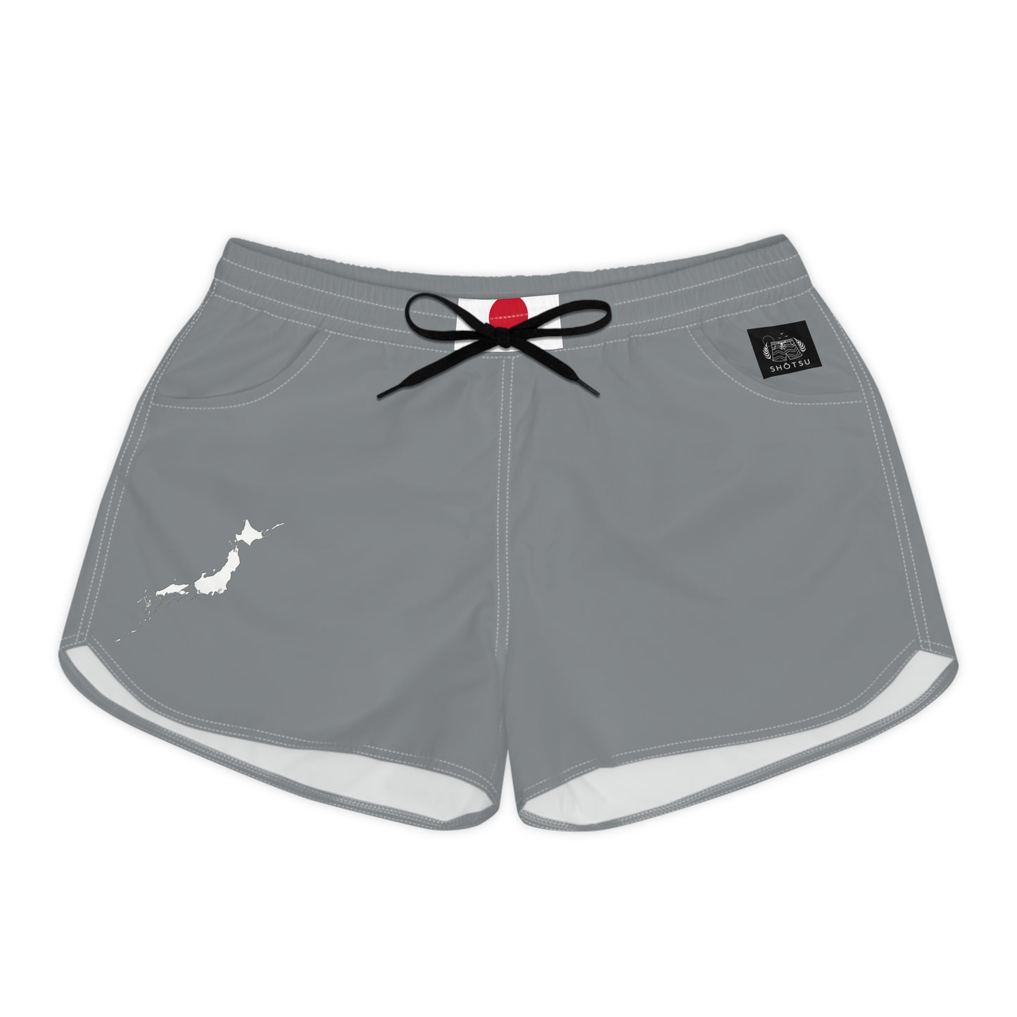 Japanese Pride Women's Casual Shorts White/Gray